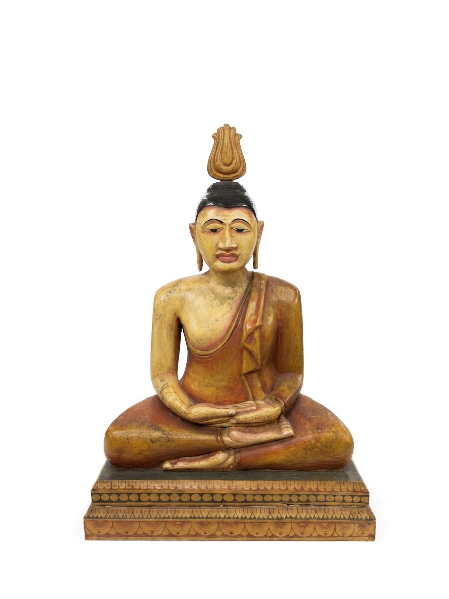 Buddha Statue Mahogany #000371