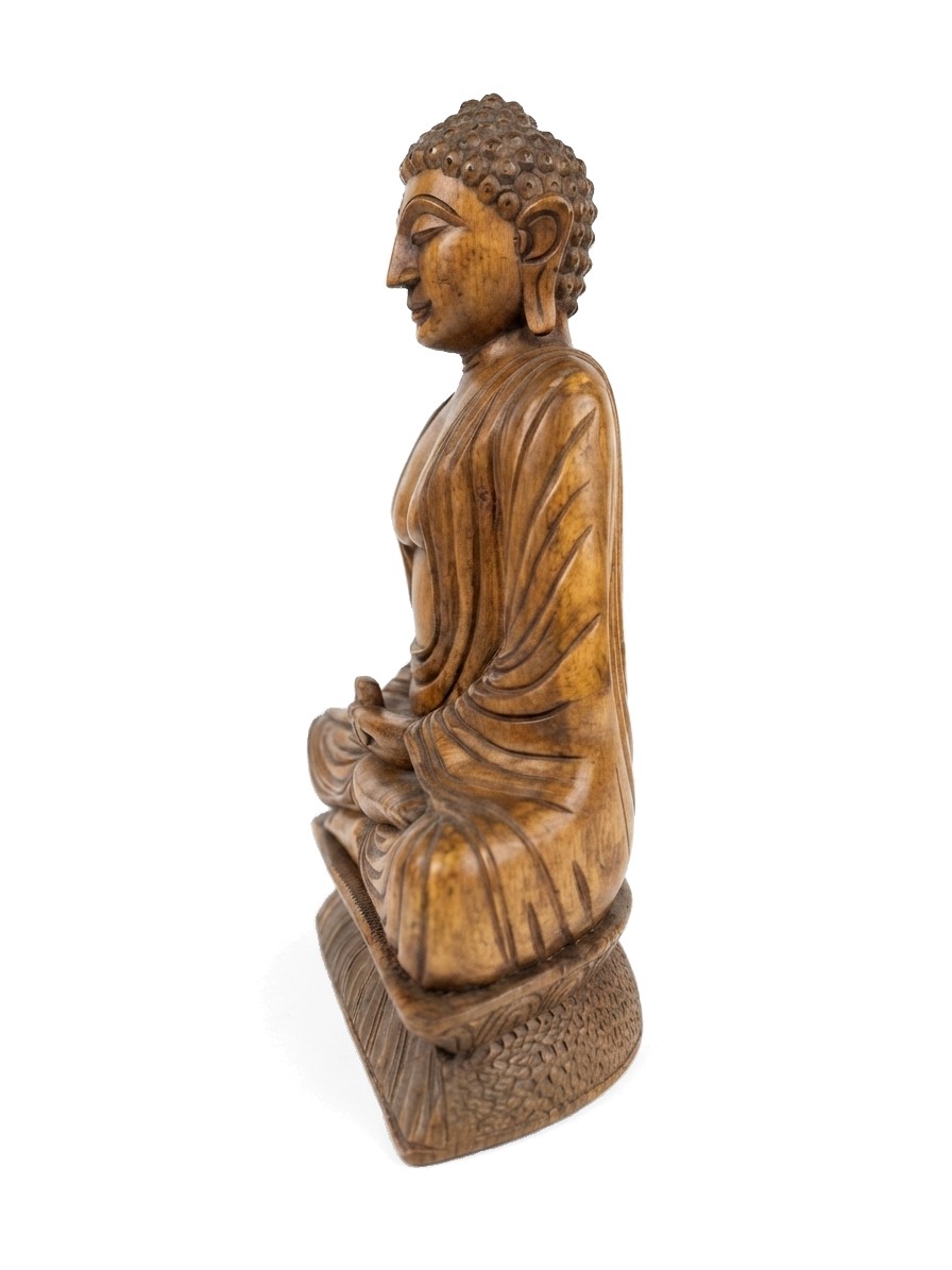 Buddha Statue Mahogany #000535, image 6 of 11