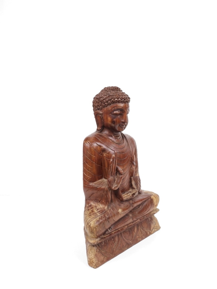 Buddha Statue Mahogany #000535