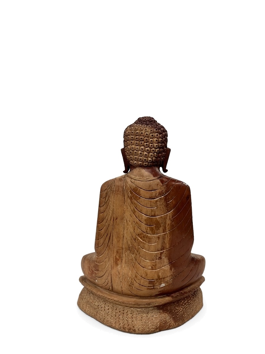 Buddha Statue Mahogany #000535, image 5 of 12