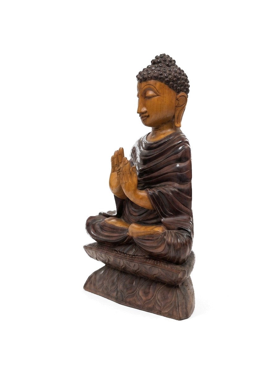 Buddha Statue Mahogany #000535, image 12 of 12