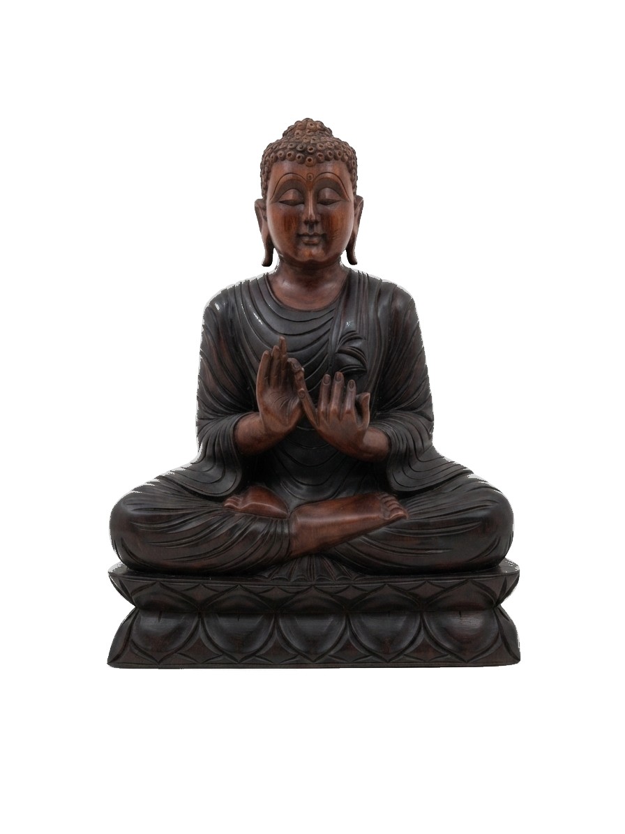 Buddha Statue Mahogany #008001