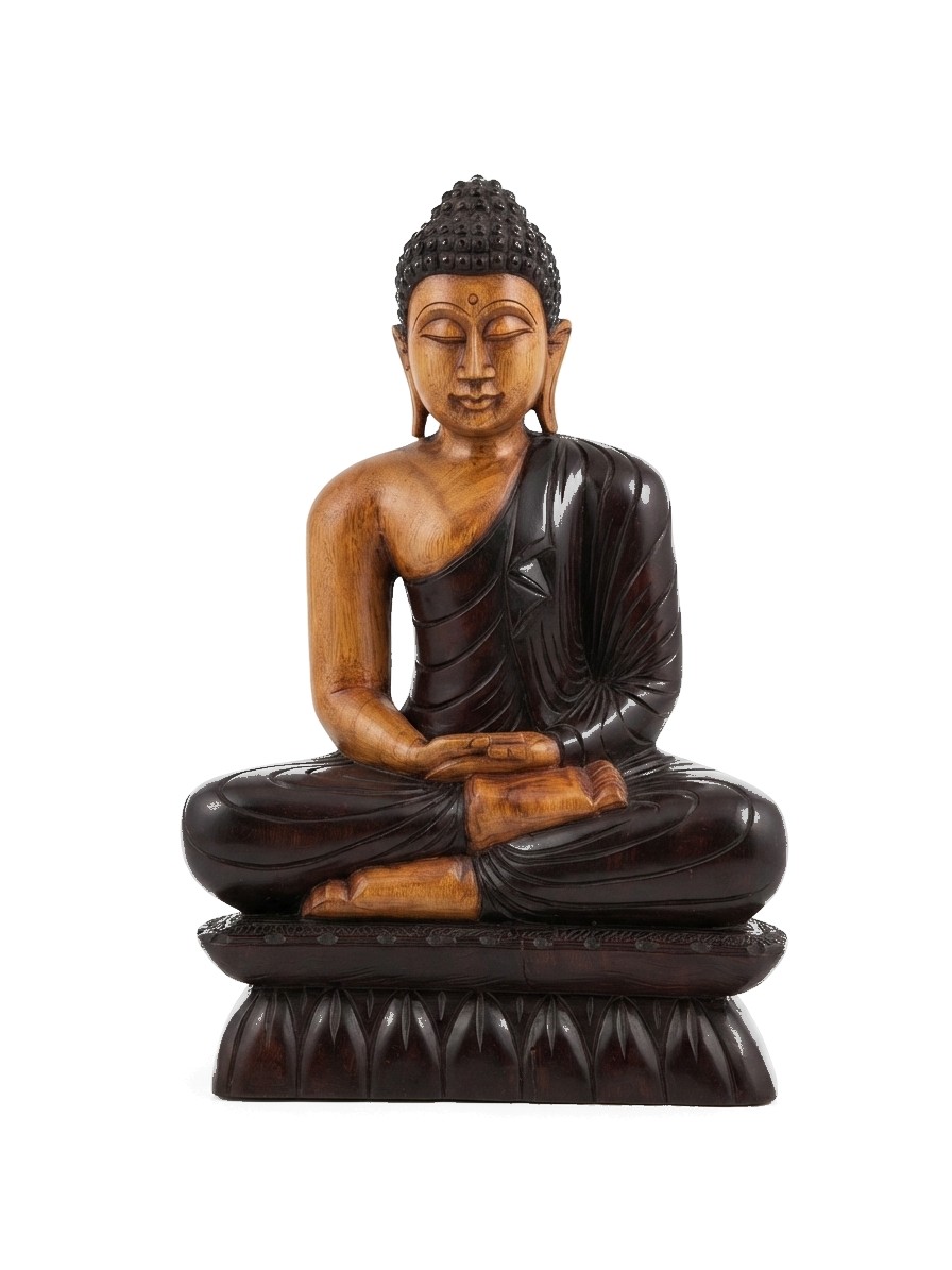 Buddha Statue Mahogany #008005