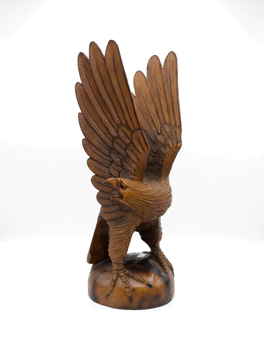 Eagle Statue Teak #002050