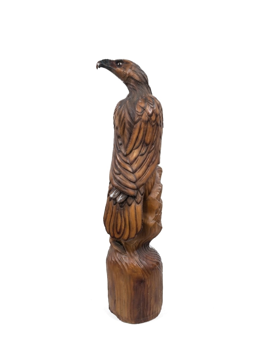 Eagle Statue Teak #002070