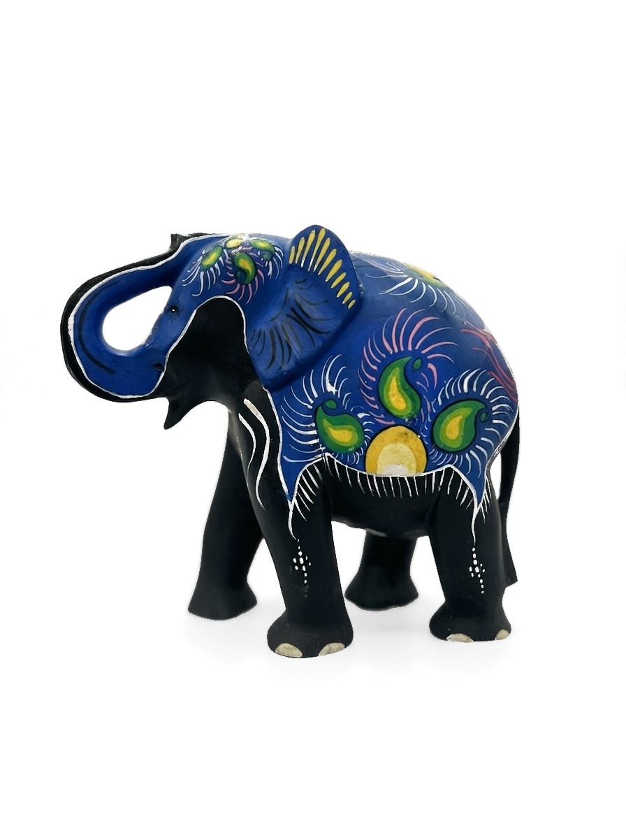 Elephant Statue Mahogany #000220