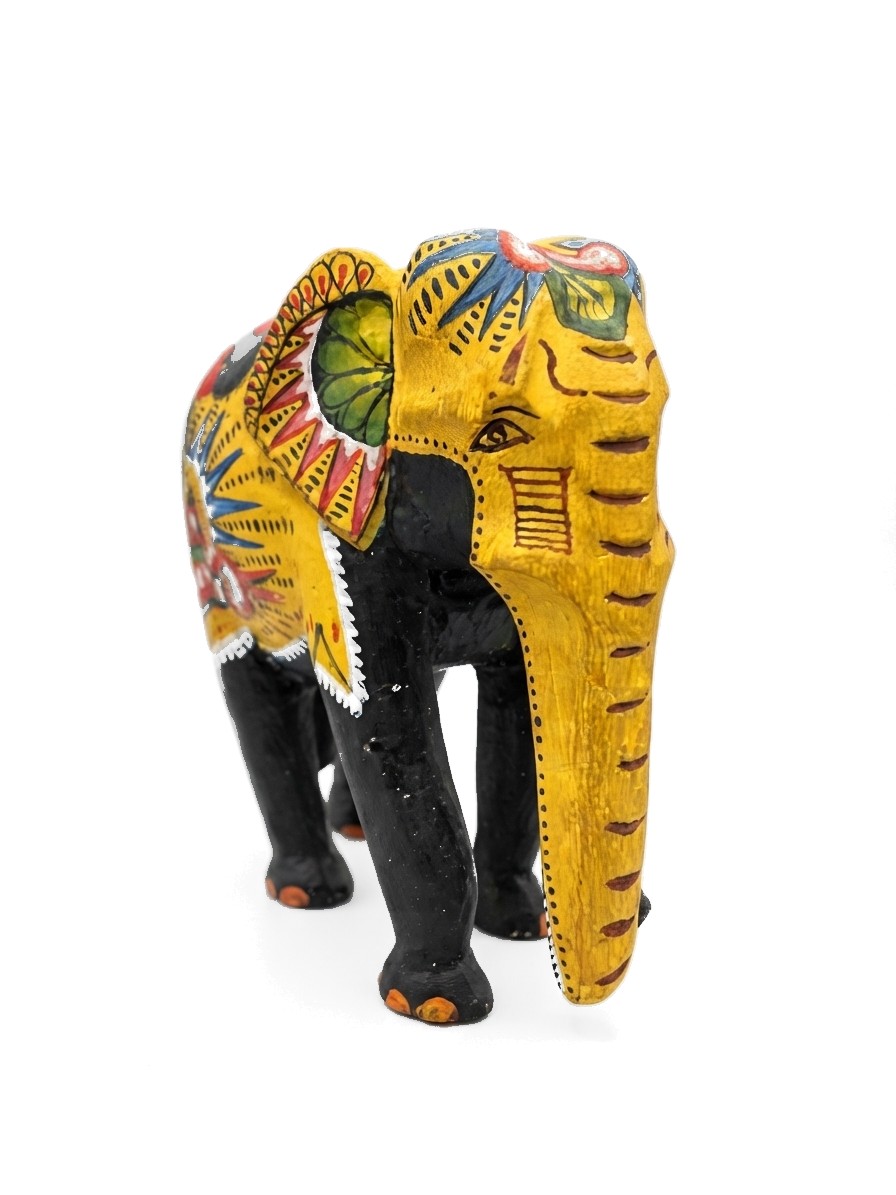 Elephant Statue Mahogany #008006