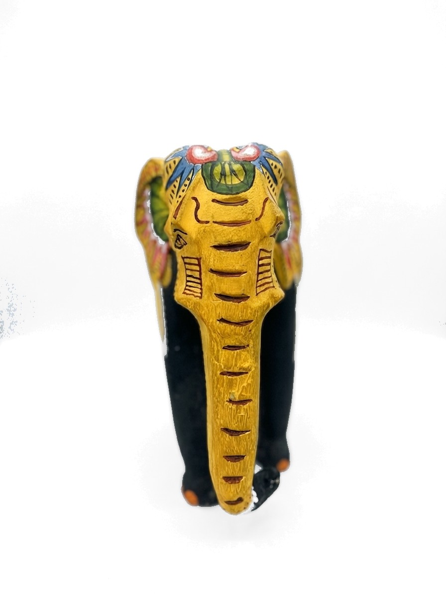 Elephant Statue Mahogany #008006, image 3 of 13
