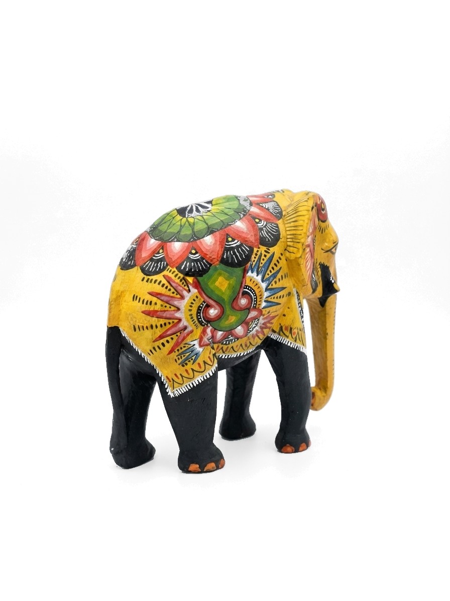 Elephant Statue Mahogany #008006, image 7 of 13