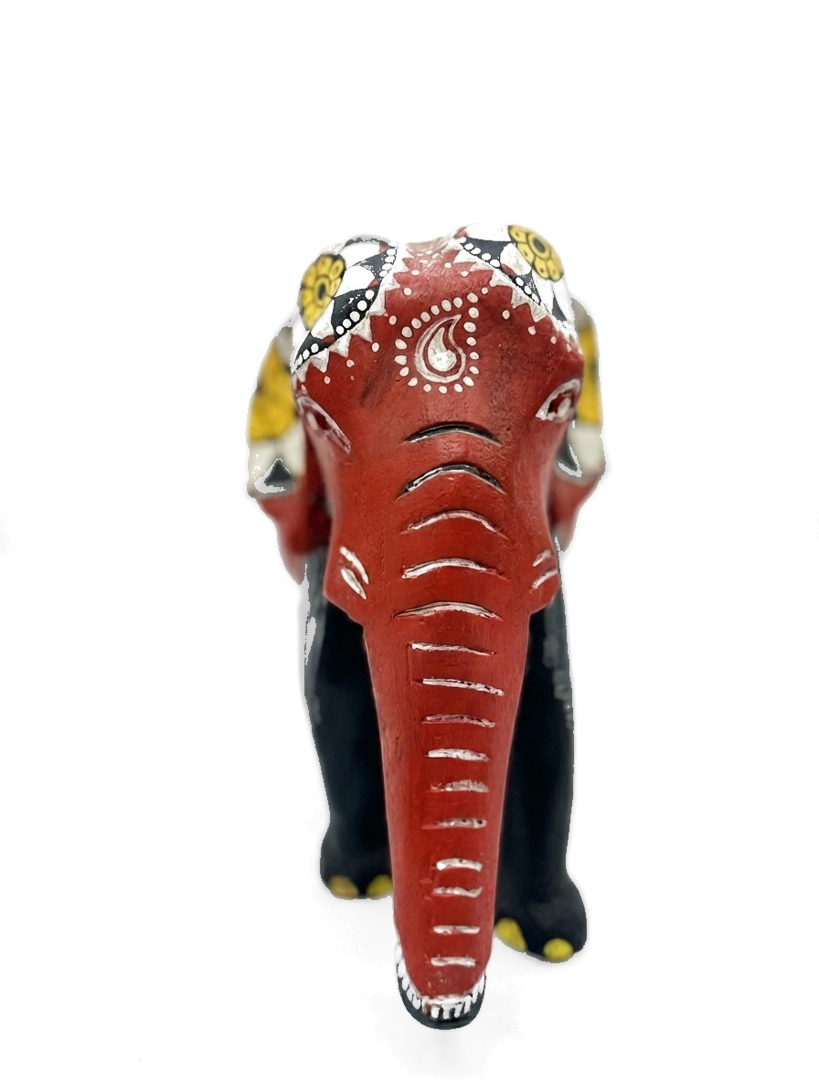 Elephant Statue Mahogany #008006, image 8 of 13