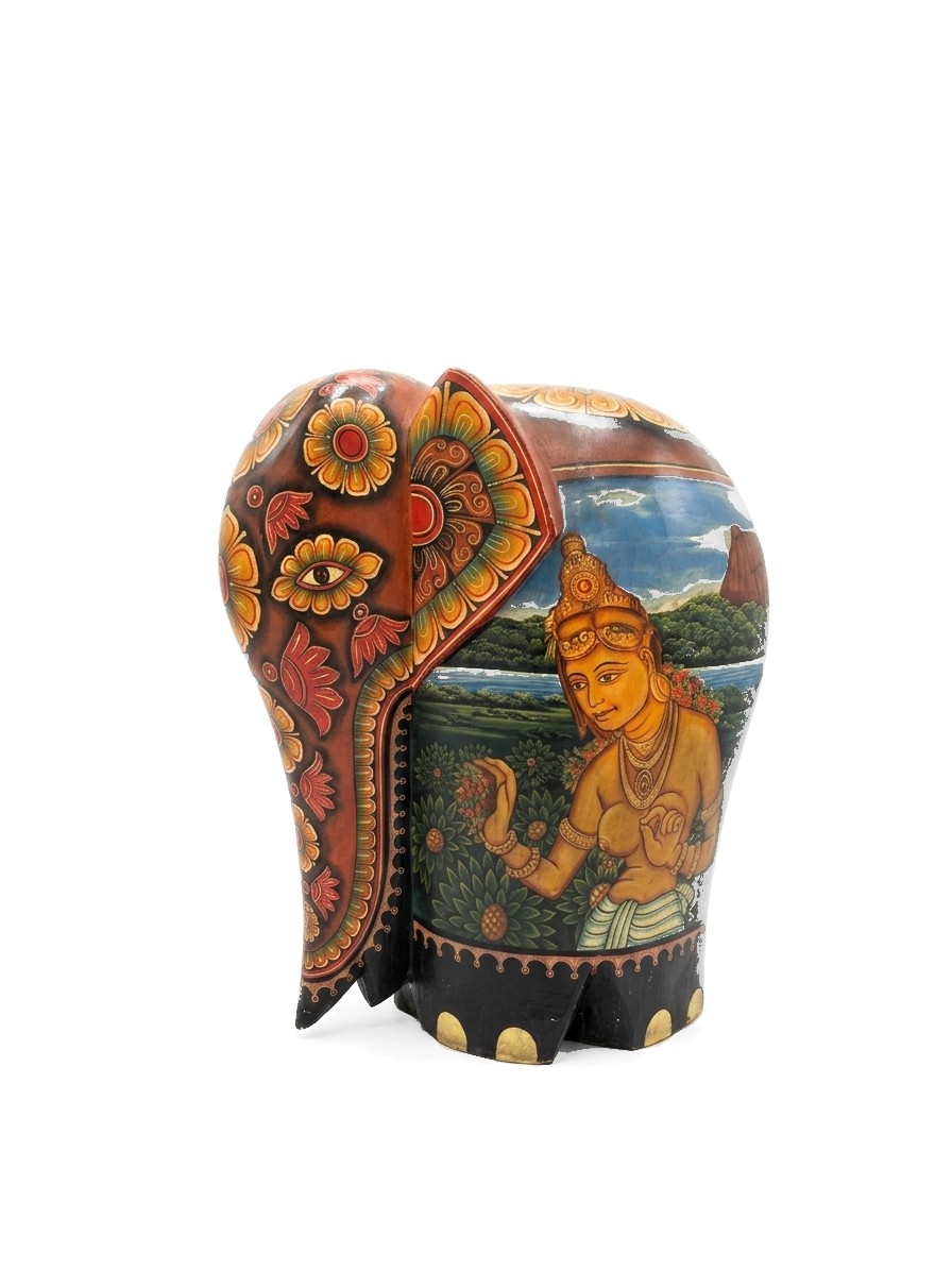 Elephant Statue Teak #008007