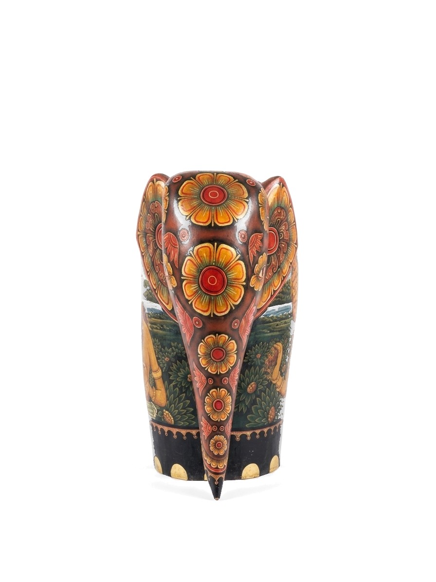 Elephant Statue Teak #008007, image 3 of 5
