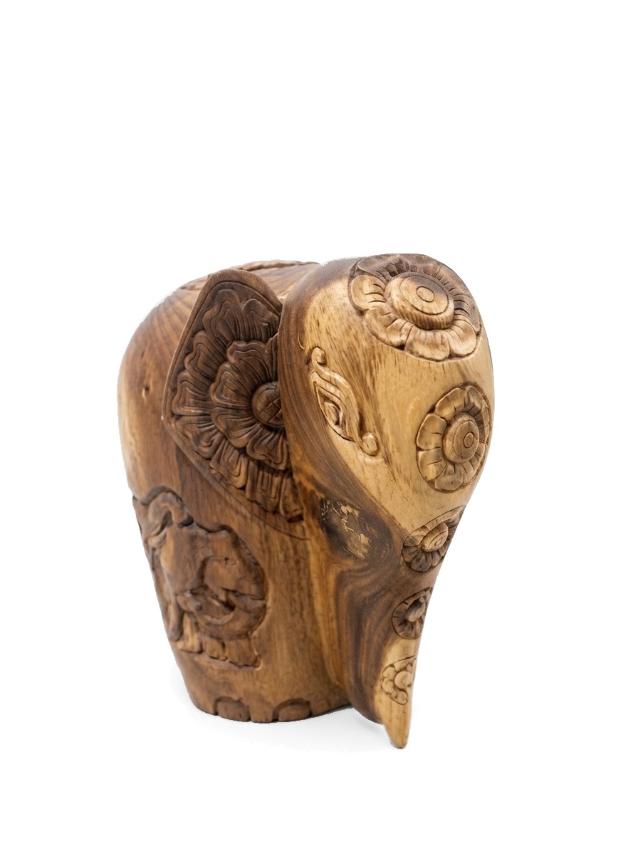 Elephant Statue Teak #008008, image 2 of 6