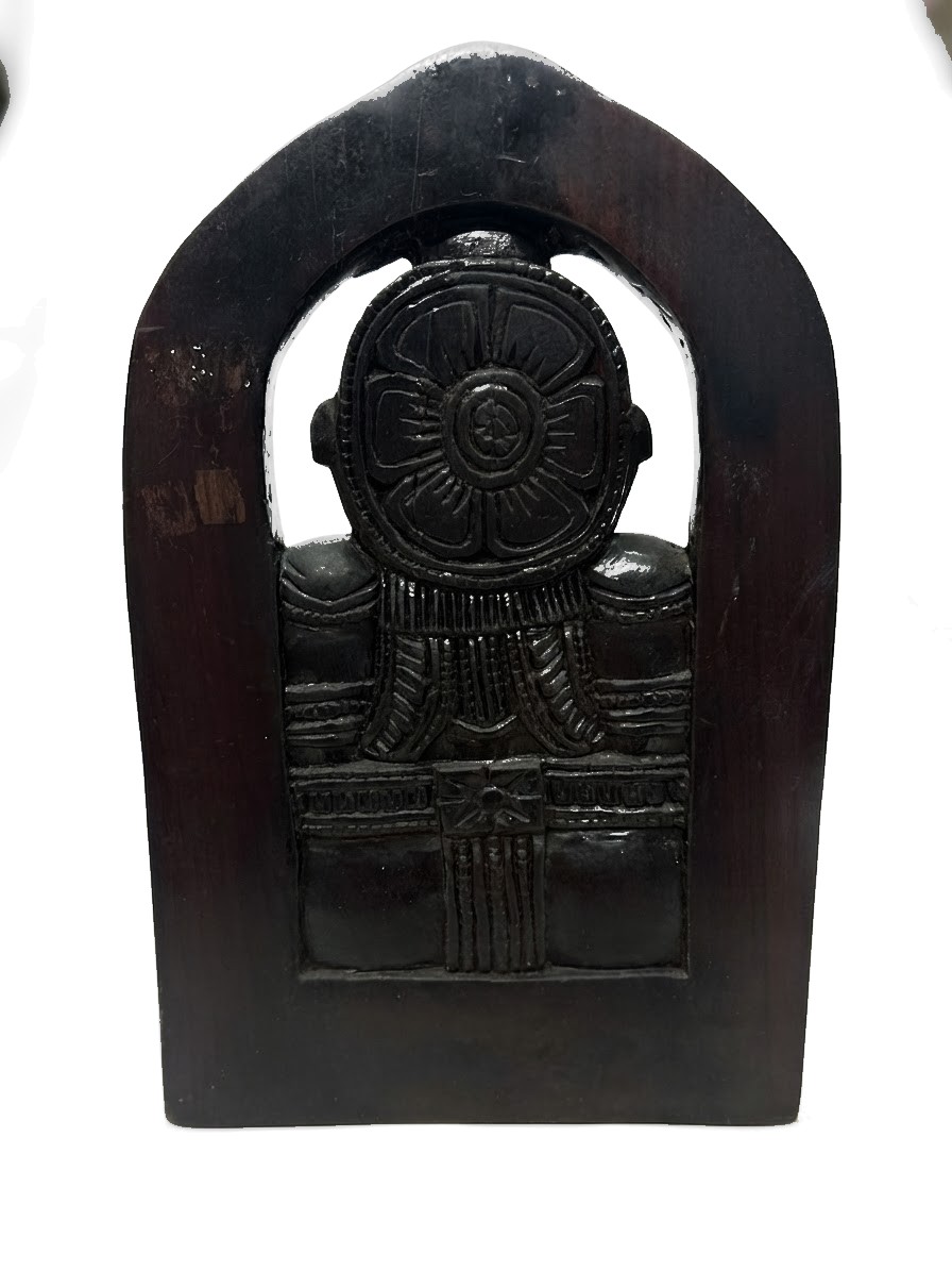 Ganesh Statue Mahogany #000930, image 10 of 11