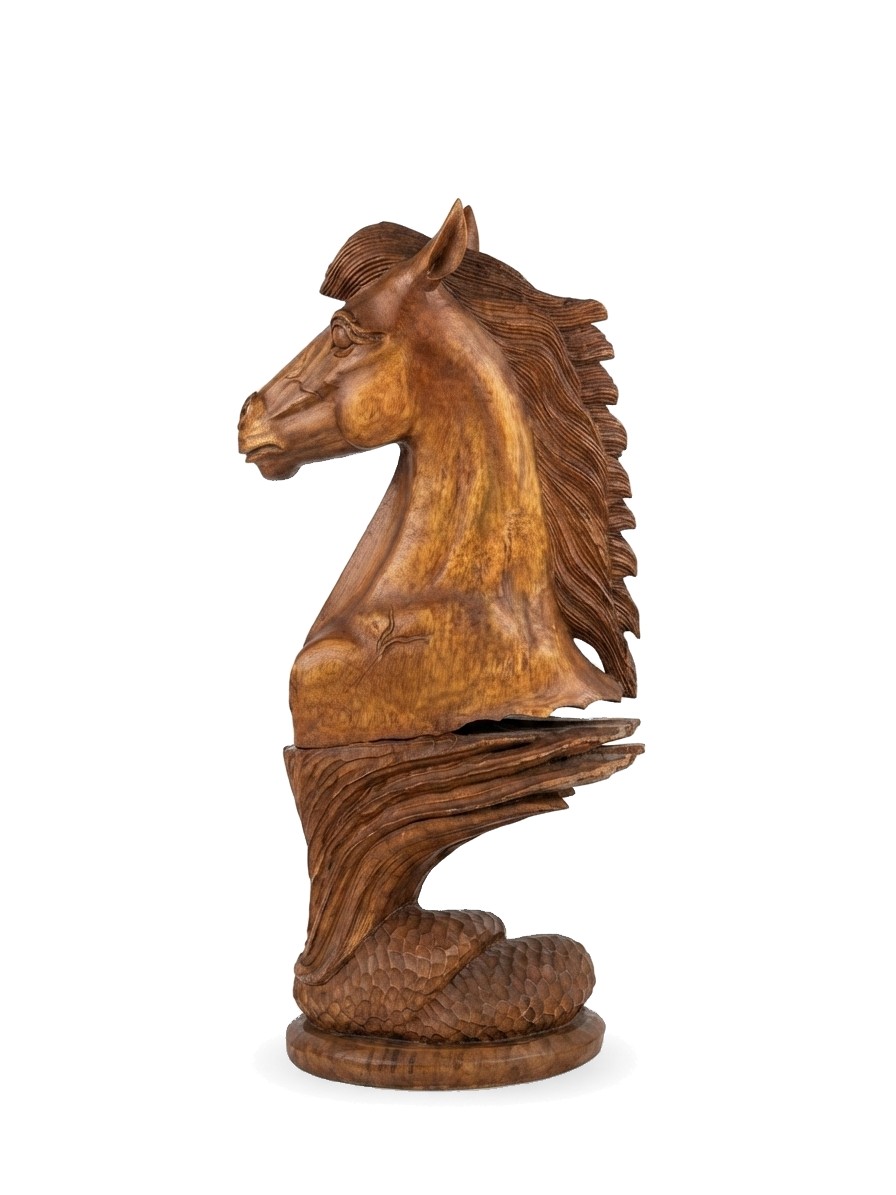 Horse Head Teak #000423, image 3 of 7
