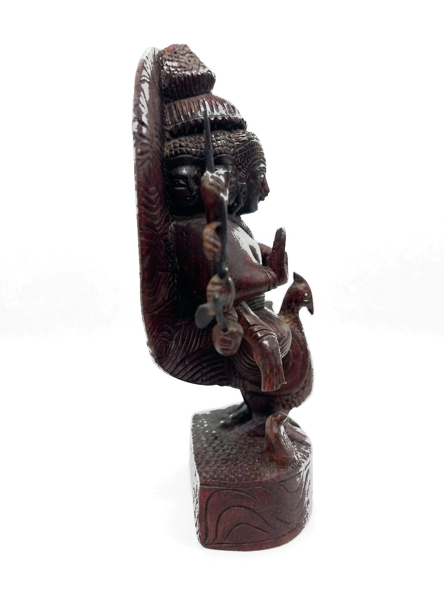 Skanda God Mahogany #000926, image 4 of 6