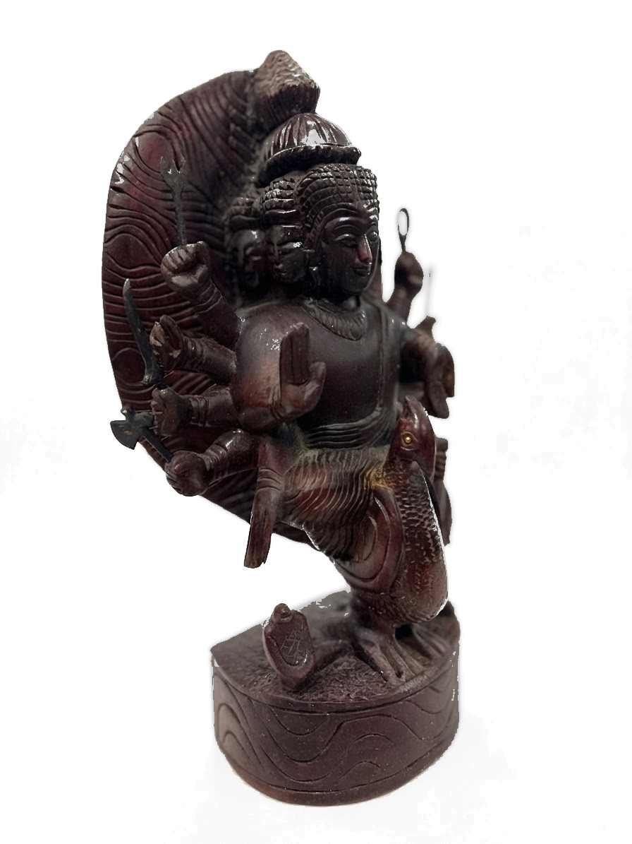 Skanda God Mahogany #000926, image 5 of 6