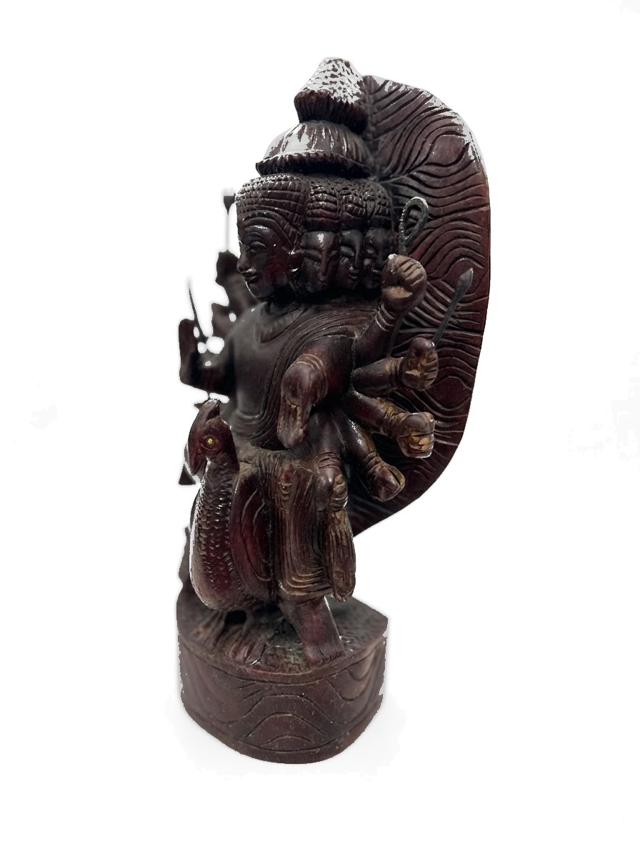 Skanda God Mahogany #000926, image 6 of 6