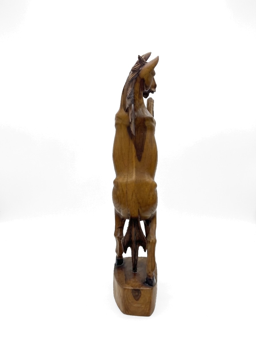 Standing Horse Teak #000210, image 4 of 7